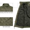 imageLittle Donkey Andy Mens Lightweight Puffer Vest Outdoor Windproof Sleeveless Jacket for Hiking Travel GolfOlive