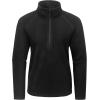 imageLittle Donkey Andy Womens 14 Zip Fleece Sweatshirts Long Sleeve Running Pullover Athletic ShirtsBblackwith Fleece