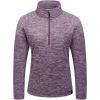 imageLittle Donkey Andy Womens 14 Zip Fleece Sweatshirts Long Sleeve Running Pullover Athletic ShirtsBvioletwith Fleece