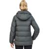 imageLittle Donkey Andy Womens Hooded Puffer Jacket FullZip Winter Lightweight Windproof Warm Quilted Coat with PocketsGrey