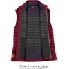 imageLittle Donkey Andy Womens Lightweight Puffer Vest Warm Outdoor Sleeveless Jacket for Hiking Travel Running GolfDark Red