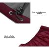 imageLittle Donkey Andy Womens Lightweight Puffer Vest Warm Outdoor Sleeveless Jacket for Hiking Travel Running GolfDark Red