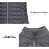 imageLittle Donkey Andy Womens Lightweight Puffer Vest Warm Outdoor Sleeveless Jacket for Hiking Travel Running GolfGray