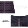 imageLittle Donkey Andy Womens Lightweight Puffer Vest Warm Outdoor Sleeveless Jacket for Hiking Travel Running GolfPurple