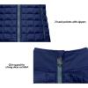 imageLittle Donkey Andy Womens Lightweight Puffer Vest Warm Outdoor Sleeveless Jacket for Hiking Travel Running GolfTrue Blue