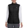 imageLittle Donkey Andy Womens Packable Lightweight Puffer Vest with Recycled Insulation for Running HikingBlack