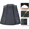 imageLittle Donkey Andy Womens Puffer Vest Lightweight Warm Sleeveless Jacket for Hiking Travel GolfBlackSteel Gray