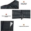 imageLittle Donkey Andy Womens Puffer Vest Lightweight Warm Sleeveless Jacket for Hiking Travel GolfSteel GrayBlack A1