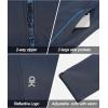 imageLittle Donkey Andy Womens Softshell Fleece Lined Jacket with Hood Windbreaker Insulated Long Warm Rain JacketDark Blue