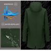 imageLittle Donkey Andy Womens Softshell Fleece Lined Jacket with Hood Windbreaker Insulated Long Warm Rain JacketDark Green