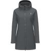 imageLittle Donkey Andy Womens Softshell Fleece Lined Jacket with Hood Windbreaker Insulated Long Warm Rain JacketGray