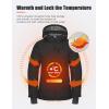 imageLittle Donkey Andy Womens Warm Ski Jacket Water Resistant Insulated Snowboarding Jacket Windproof Winter Snow CoatBlack