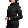 imageLittle Donkey Andy Womens Warm Ski Jacket Water Resistant Insulated Snowboarding Jacket Windproof Winter Snow CoatBlack