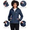 imageLittle Donkey Andy Womens Warm Ski Jacket Water Resistant Insulated Snowboarding Jacket Windproof Winter Snow CoatBlack Blue