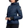 imageLittle Donkey Andy Womens Warm Ski Jacket Water Resistant Insulated Snowboarding Jacket Windproof Winter Snow CoatBlack Blue