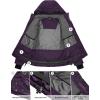 imageLittle Donkey Andy Womens Warm Ski Jacket Water Resistant Insulated Snowboarding Jacket Windproof Winter Snow CoatDark Purple