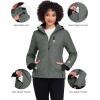 imageLittle Donkey Andy Womens Warm Ski Jacket Water Resistant Insulated Snowboarding Jacket Windproof Winter Snow CoatIron Gray