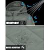 imageLittle Donkey Andy Womens Warm Ski Jacket Water Resistant Insulated Snowboarding Jacket Windproof Winter Snow CoatIron Gray