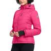 imageLittle Donkey Andy Womens Warm Ski Jacket Water Resistant Insulated Snowboarding Jacket Windproof Winter Snow CoatRose