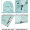 imageLittle Donkey Andy Womens Waterproof Rain Jacket Lightweight Raincoat Hooded Sun Protection Windbreaker for Outdoor GolfBlue