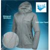 imageLittle Donkey Andy Womens Waterproof Rain Jacket Lightweight Raincoat Hooded Sun Protection Windbreaker for Outdoor GolfGrey
