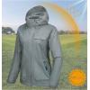 imageLittle Donkey Andy Womens Waterproof Rain Jacket Lightweight Raincoat Hooded Sun Protection Windbreaker for Outdoor GolfGrey