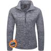 imageLittle Donkey Andy Womens 14 Zip Fleece Sweatshirts Long Sleeve Running Pullover Athletic ShirtsBnavy Bluewith Fleece