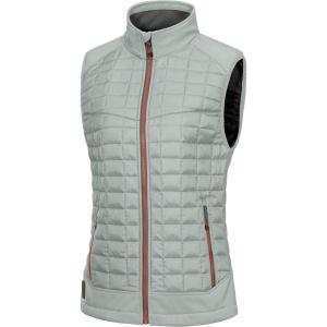 imageLittle Donkey Andy Womens Lightweight Puffer Vest Warm Outdoor Sleeveless Jacket for Hiking Travel Running GolfLight Gray