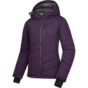 imageLittle Donkey Andy Womens Warm Ski Jacket Water Resistant Insulated Snowboarding Jacket Windproof Winter Snow CoatDark Purple
