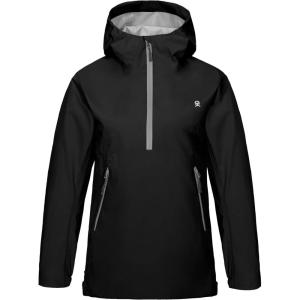 imageLittle Donkey Andy Womens Waterproof Rain Jacket HighPerformance Anorak Lightweight Windbreaker for HikingBlack