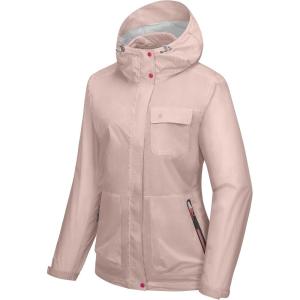 imageLittle Donkey Andy Womens Waterproof Rain Jacket Lightweight Raincoat Hooded Sun Protection Windbreaker for Outdoor GolfPink