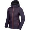imageLittle Donkey Andy Womens Lightweight Insulated Hybrid Jacket for Hiking Running Ski Thermal Warm with Removable HoodBerry ConserveMystical