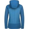 imageLittle Donkey Andy Womens Lightweight Insulated Hybrid Jacket for Hiking Running Ski Thermal Warm with Removable HoodBlue MoonSwedish Blue
