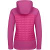 imageLittle Donkey Andy Womens Lightweight Insulated Hybrid Jacket for Hiking Running Ski Thermal Warm with Removable HoodCabaretPhlox Pink