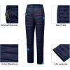 imageLittle Donkey Andy Womens Lightweight Puffy Pants Warm Fleece Lined Insulated Puffer Quilted Pants for Hiking Snow SkiBlue Depth