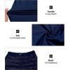 imageLittle Donkey Andy Womens Lightweight Puffy Pants Warm Fleece Lined Insulated Puffer Quilted Pants for Hiking Snow SkiBlue Depth