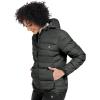 imageLittle Donkey Andy Womens Warm Waterproof Puffer Jacket Hooded Windproof Winter Coat with Recycled InsulationBlack Heather