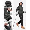 imageLittle Donkey Andy Womens Warm Waterproof Puffer Jacket Hooded Windproof Winter Coat with Recycled InsulationBlack Heather