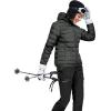 imageLittle Donkey Andy Womens Warm Waterproof Puffer Jacket Hooded Windproof Winter Coat with Recycled InsulationBlack Heather