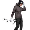 imageLittle Donkey Andy Womens Warm Waterproof Puffer Jacket Hooded Windproof Winter Coat with Recycled InsulationCoffee Heather
