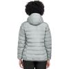 imageLittle Donkey Andy Womens Warm Waterproof Puffer Jacket Hooded Windproof Winter Coat with Recycled InsulationLight Grey Heather