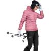imageLittle Donkey Andy Womens Warm Waterproof Puffer Jacket Hooded Windproof Winter Coat with Recycled InsulationPink Heather