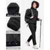 imageLittle Donkey Andy Womens Warm Waterproof Puffer Jacket Hooded Windproof Winter Coat with Recycled InsulationUpgraded Black