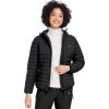 imageLittle Donkey Andy Womens Warm Waterproof Puffer Jacket Hooded Windproof Winter Coat with Recycled InsulationUpgraded Black