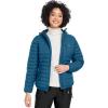 imageLittle Donkey Andy Womens Warm Waterproof Puffer Jacket Hooded Windproof Winter Coat with Recycled InsulationUpgraded Blue