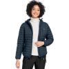 imageLittle Donkey Andy Womens Warm Waterproof Puffer Jacket Hooded Windproof Winter Coat with Recycled InsulationUpgraded Dark Blue