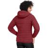 imageLittle Donkey Andy Womens Warm Waterproof Puffer Jacket Hooded Windproof Winter Coat with Recycled InsulationUpgraded Dark Red