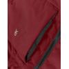 imageLittle Donkey Andy Womens Warm Waterproof Puffer Jacket Hooded Windproof Winter Coat with Recycled InsulationUpgraded Dark Red