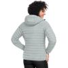 imageLittle Donkey Andy Womens Warm Waterproof Puffer Jacket Hooded Windproof Winter Coat with Recycled InsulationUpgraded Light Grey