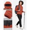 imageLittle Donkey Andy Womens Warm Waterproof Puffer Jacket Hooded Windproof Winter Coat with Recycled InsulationUpgraded Orange